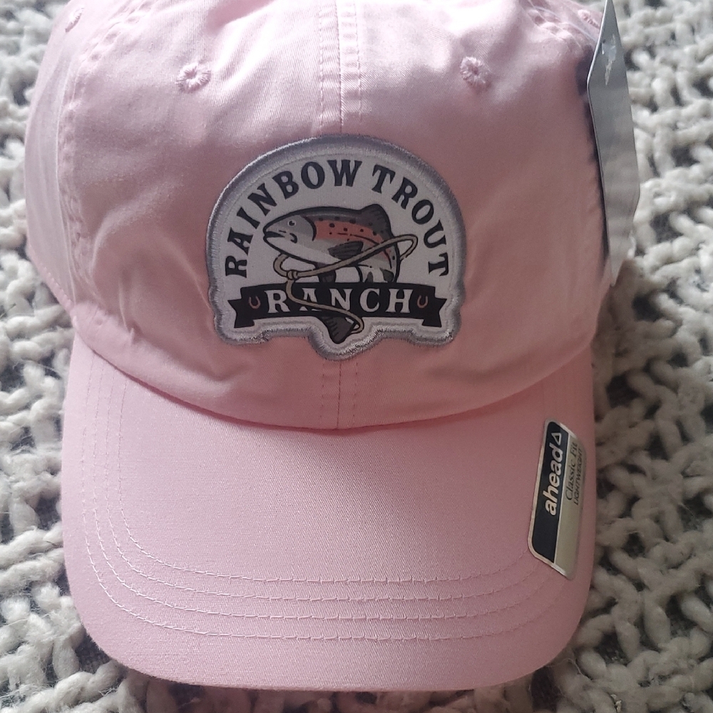 Pink Rainbow Trout Ranch Cap